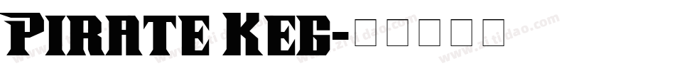Pirate Keg字体转换
